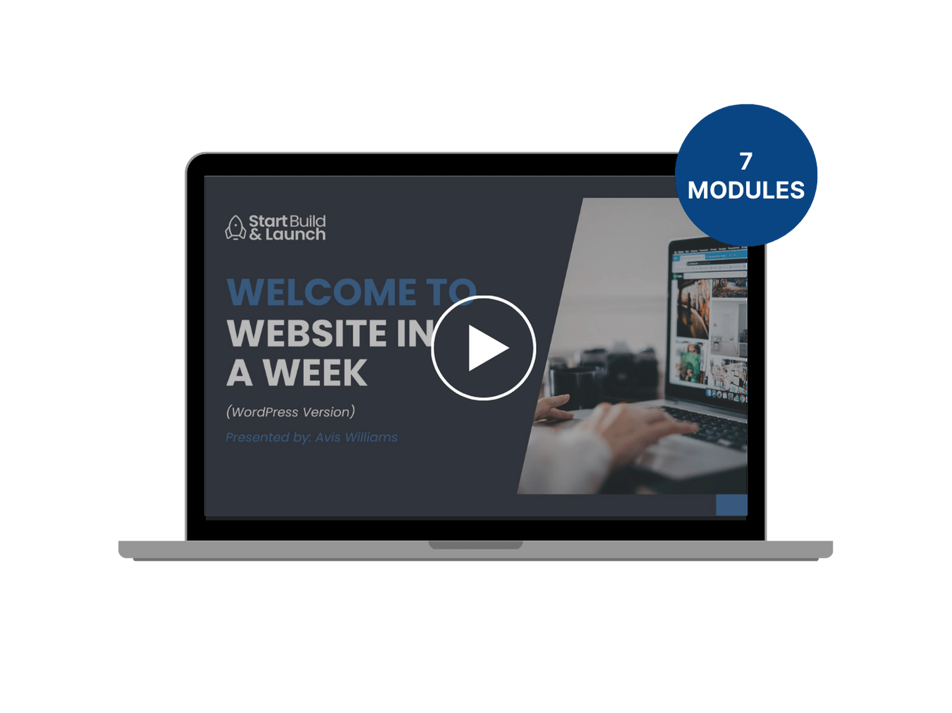 7 modules website in a week