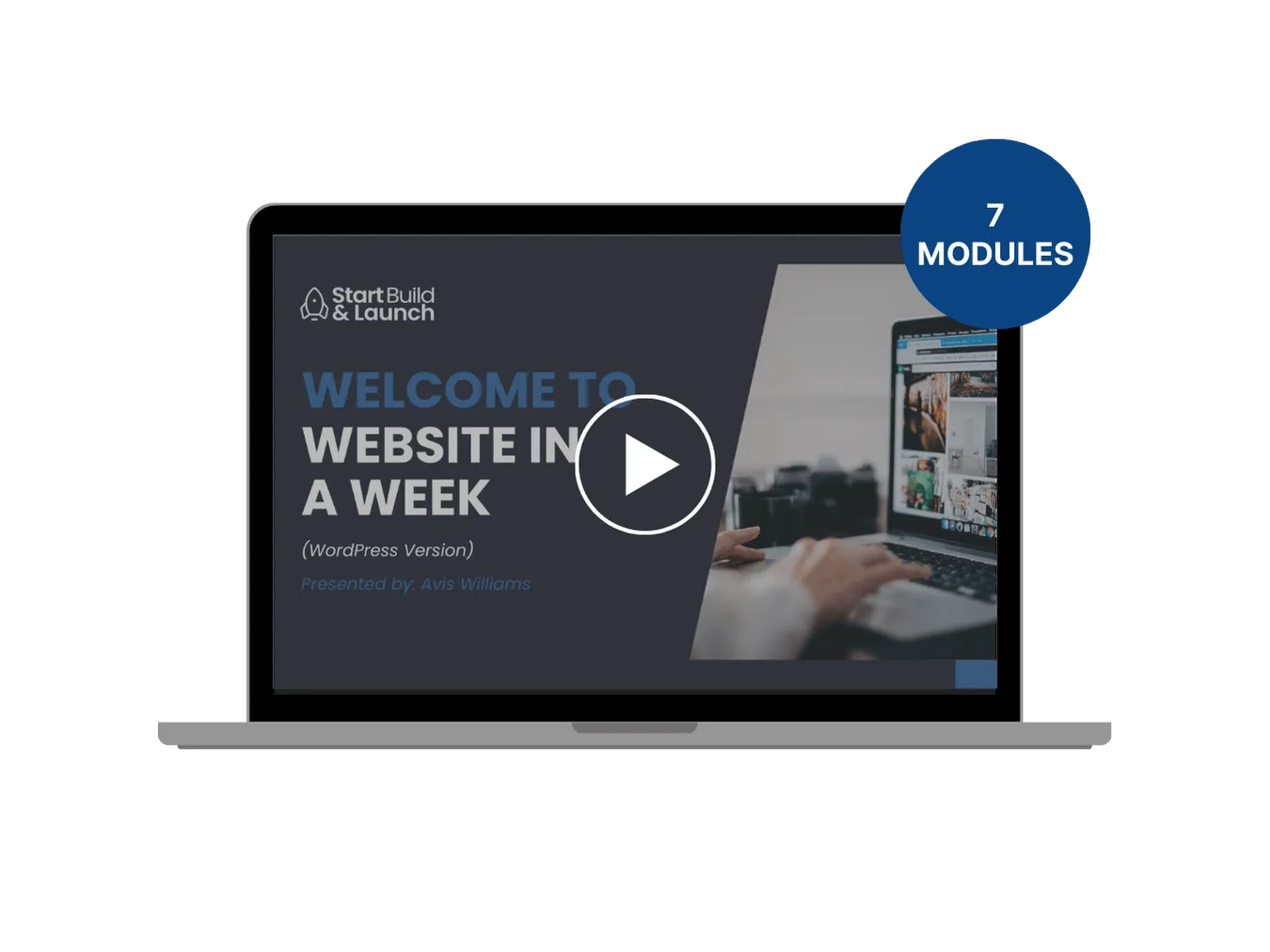 7 modules website in a week