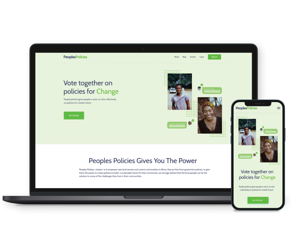 pp portfolio mockup