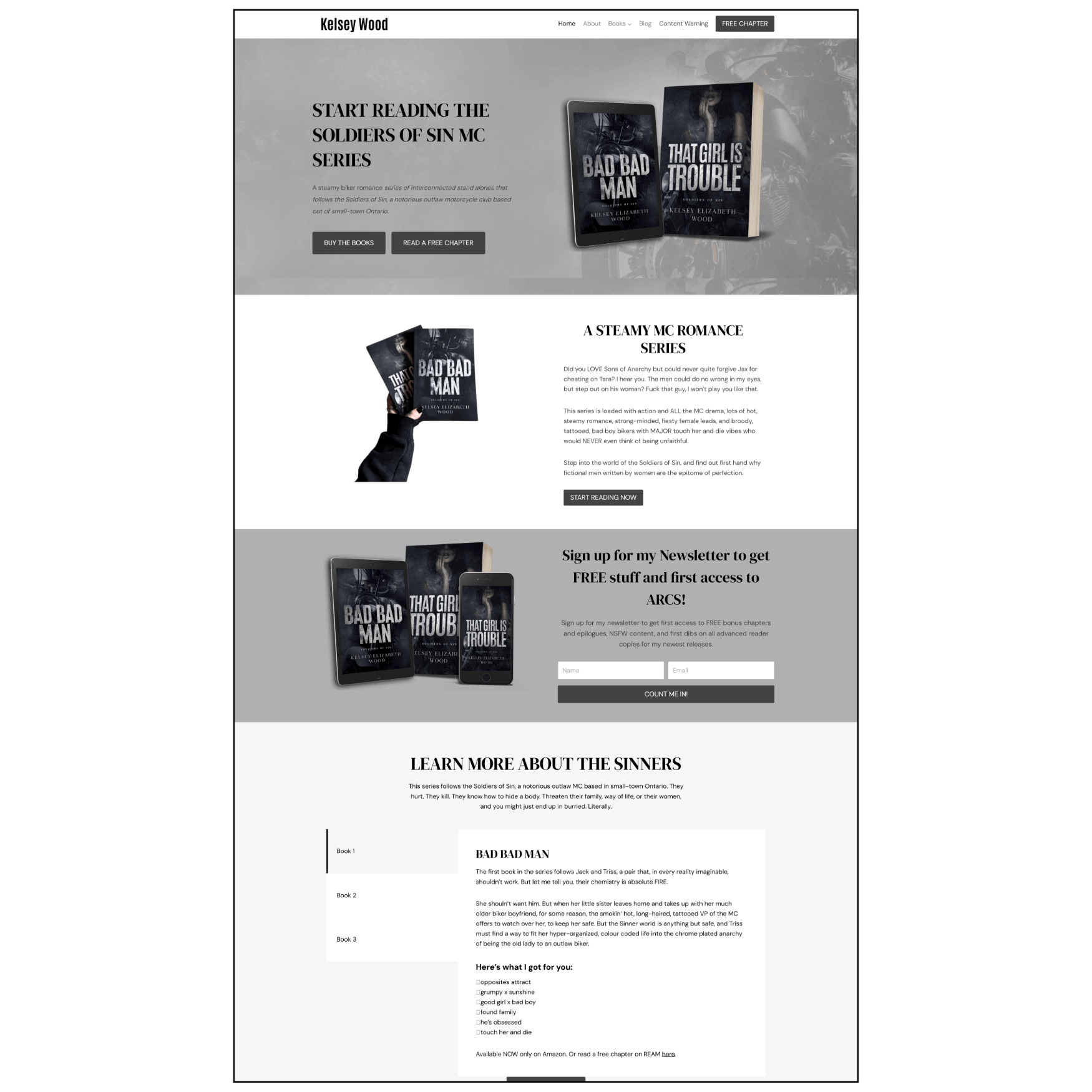 author website design services showcase1