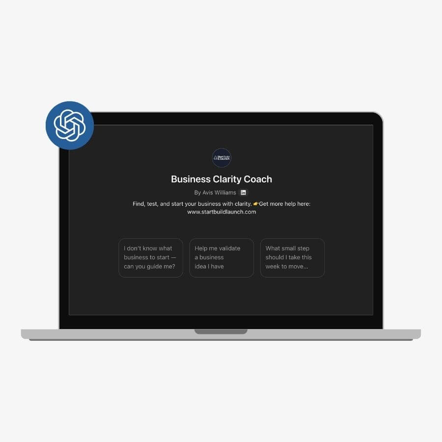 business clarity coach free gpt startbuildlaunch.com