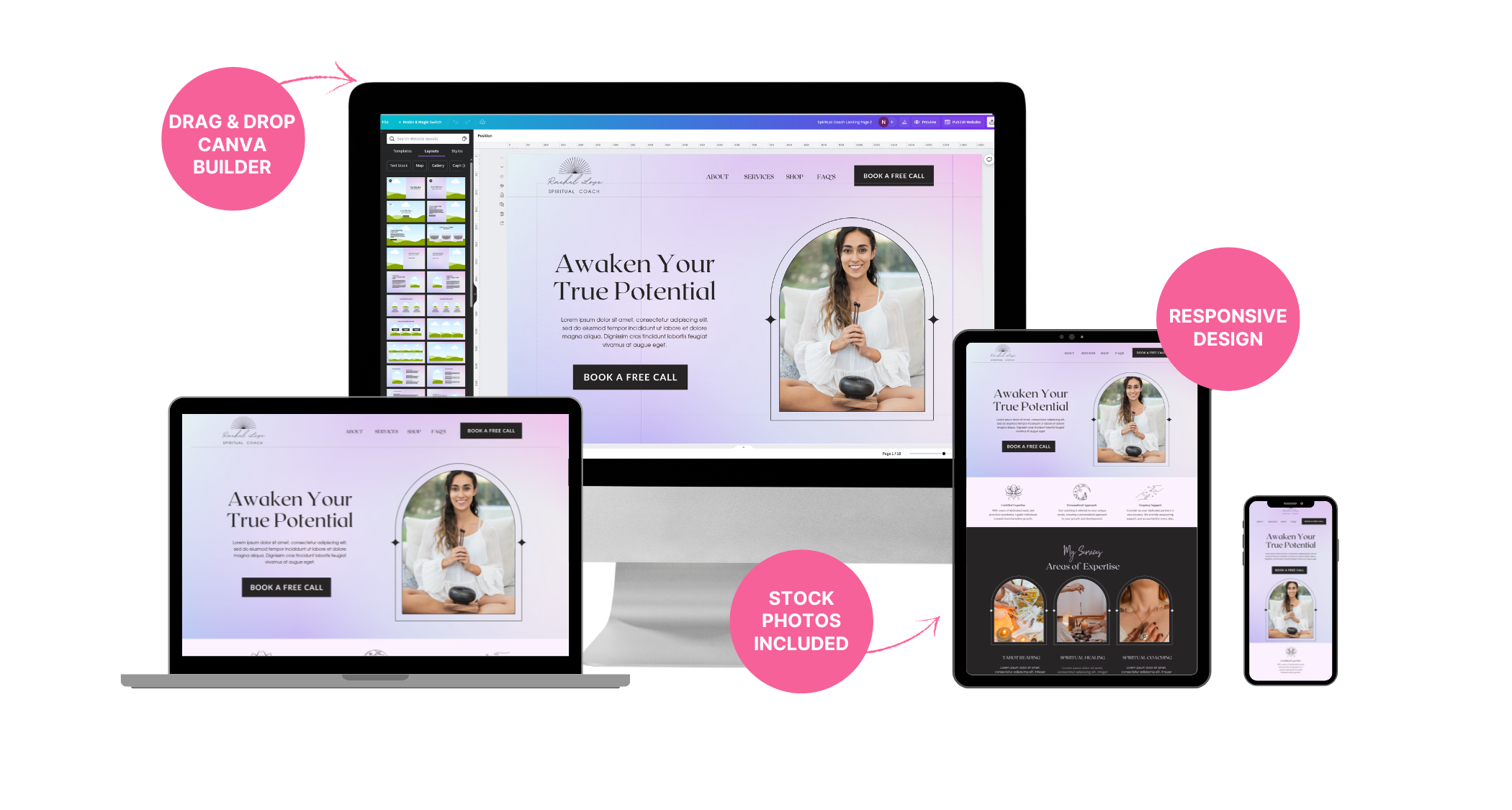 spiritual coach website