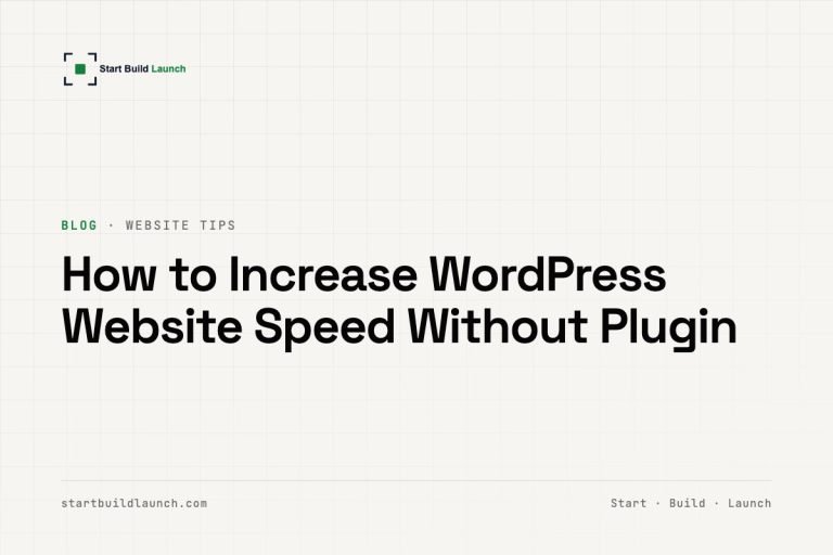 blog cover: how to increase wordpress website speed without plugin