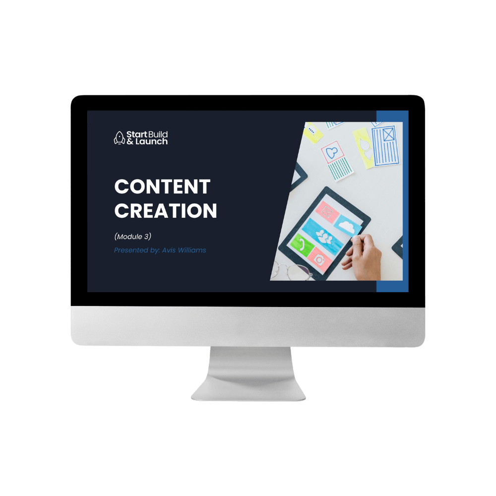 content creation website in a week