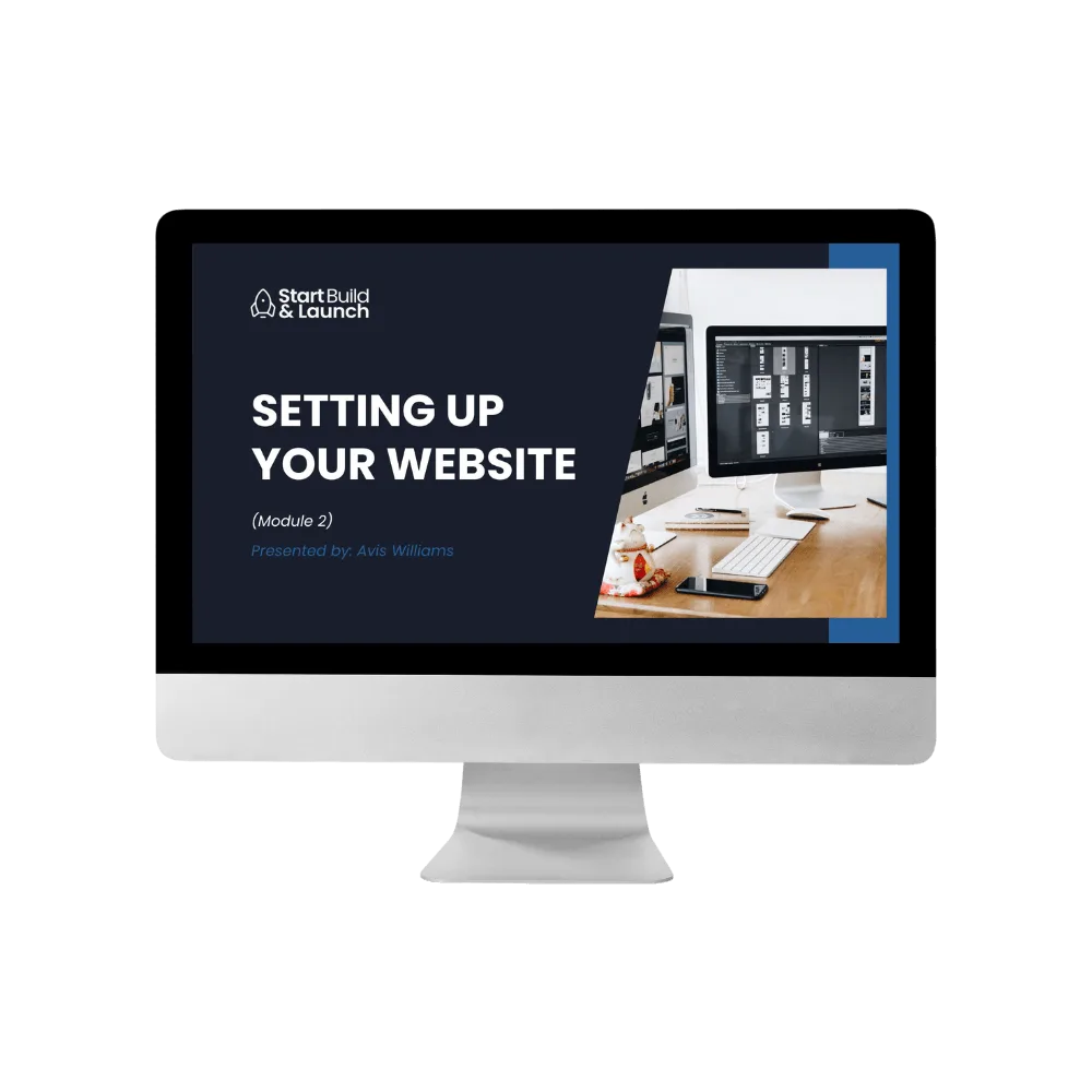 setting up your website website in a week