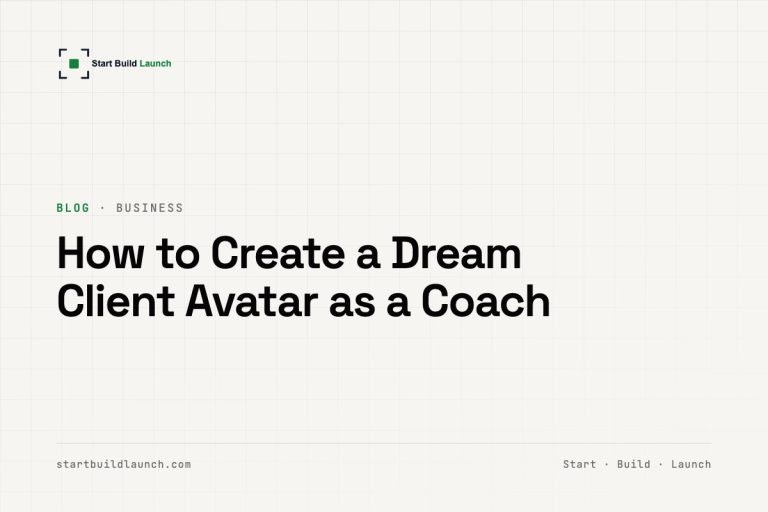 blog cover: create your dream client avatar as a coach