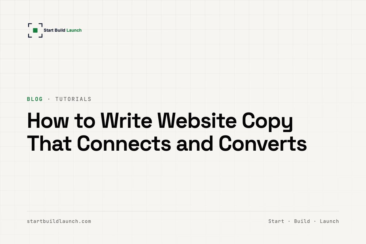 blog cover: how to write website copy
